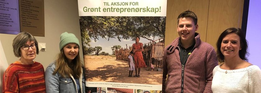 Grønn solidaritet - samarbeid med Forut på Gjøvik - Klikk for stort bilde